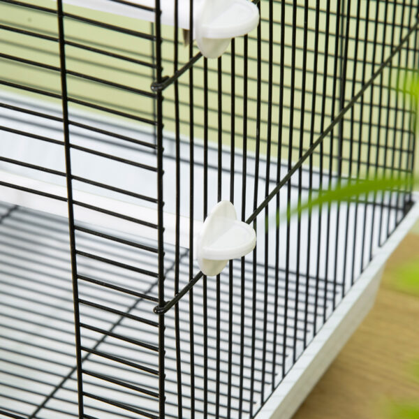 Metall-Vogelkäfig - Gemütliches Zuhause mit Schaukel für kleine Vögel – Bild 11