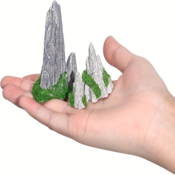 Miniatur Zen-Garten Berge (8-teilig): Realistische Felsformationen für Ihr Mini-Landschaftsdesign – Bild 6