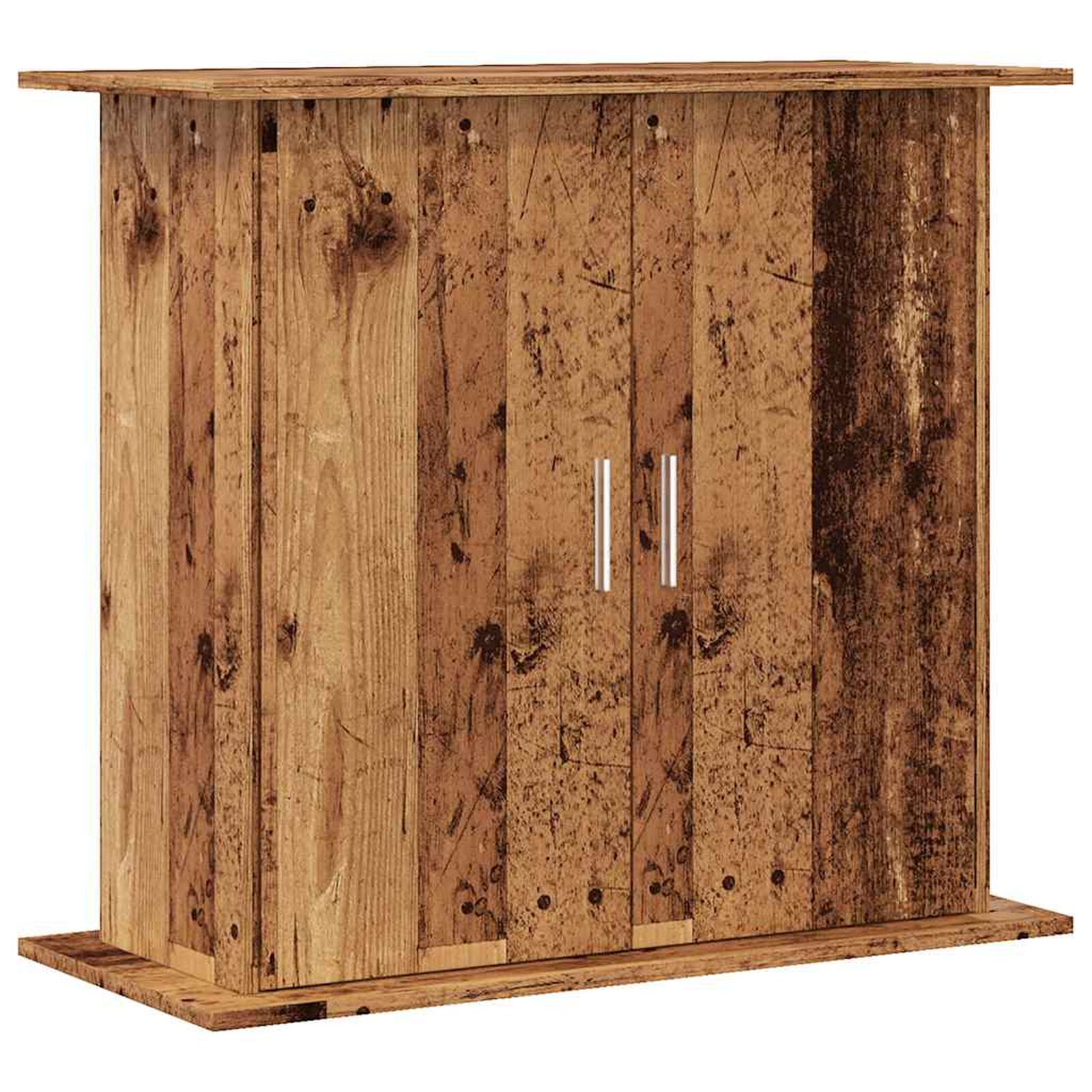 Aquarium-Unterschrank 81x36x73 cm-Rustikale Eleganz im Naturholz-Look