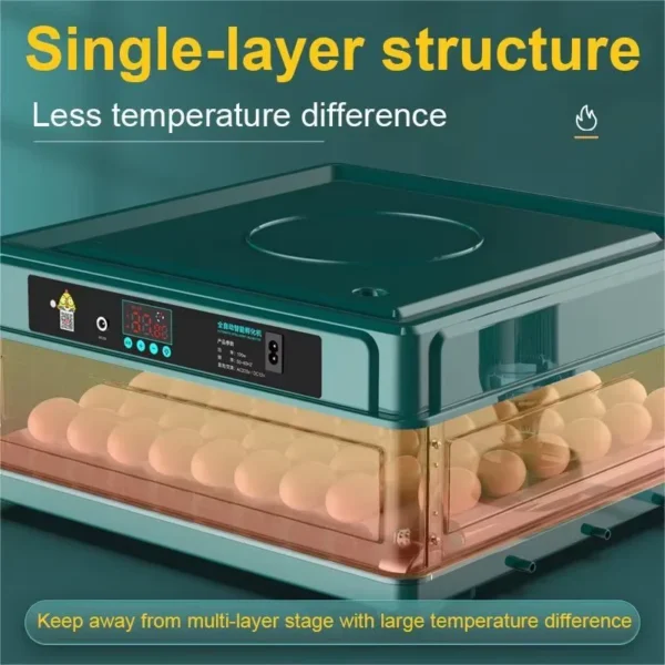 Vollautomatischer Smart Inkubator Intelligente Brutmaschine mit Wasser- und Temperaturkontrolle – Bild 6