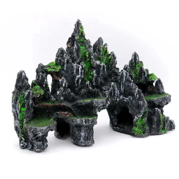 Supergroße Felsen-Aquarium-Dekoration - Realistische Landschaft aus Harz