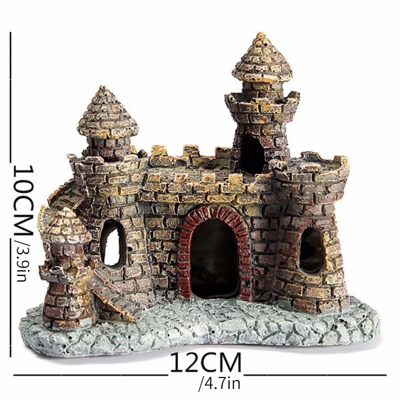 Harz Cartoon-Schloss Aquarium Dekoration: Märchenhafte Burg für Ihr Aquarium