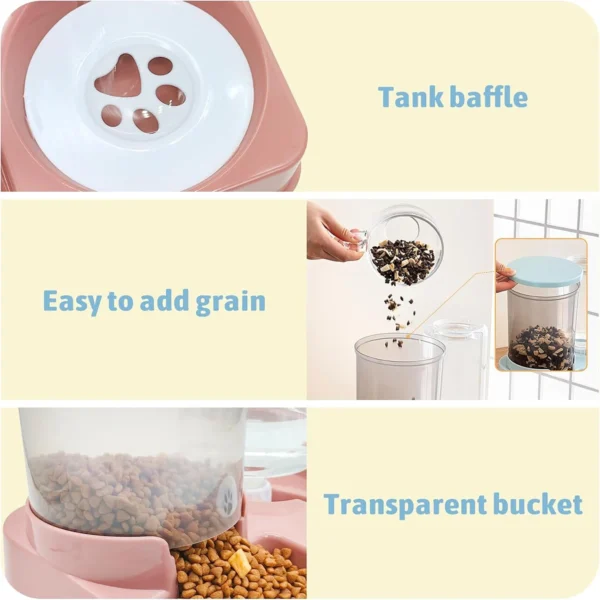 2-in-1 Automatischer Futter- und Wasserspender für Haustiere – Bild 5