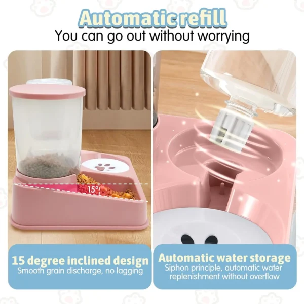 2-in-1 Automatischer Futter- und Wasserspender für Haustiere – Bild 3
