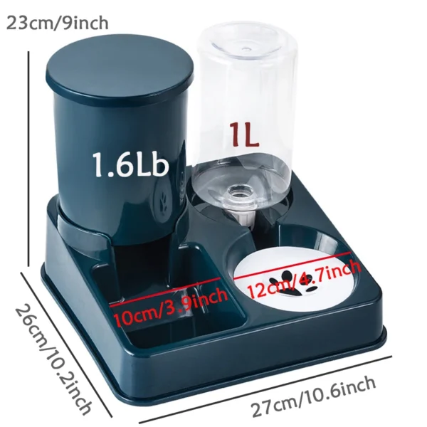 2-in-1 Automatischer Futter- und Wasserspender für Haustiere – Bild 3