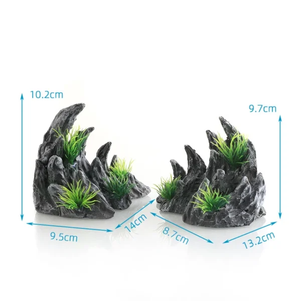 Harz Felsenbrunnen Aquarium Dekoration - Realistische Aquascaping-Elemente für vielfältige Szenarien – Bild 5