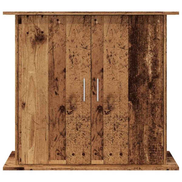 Aquarium-Unterschrank 81x36x73 cm-Rustikale Eleganz im Naturholz-Look – Bild 5