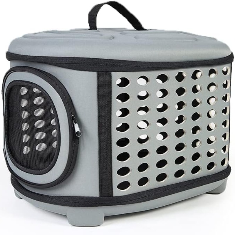 Faltbare Haustier-Transportbox – EVA-Mesh & weiche Matte