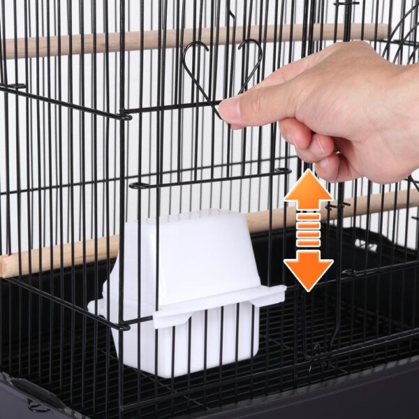 Costoffs Vogelkäfig mit Metallständer – Mobile Vogelvoliere – Bild 23